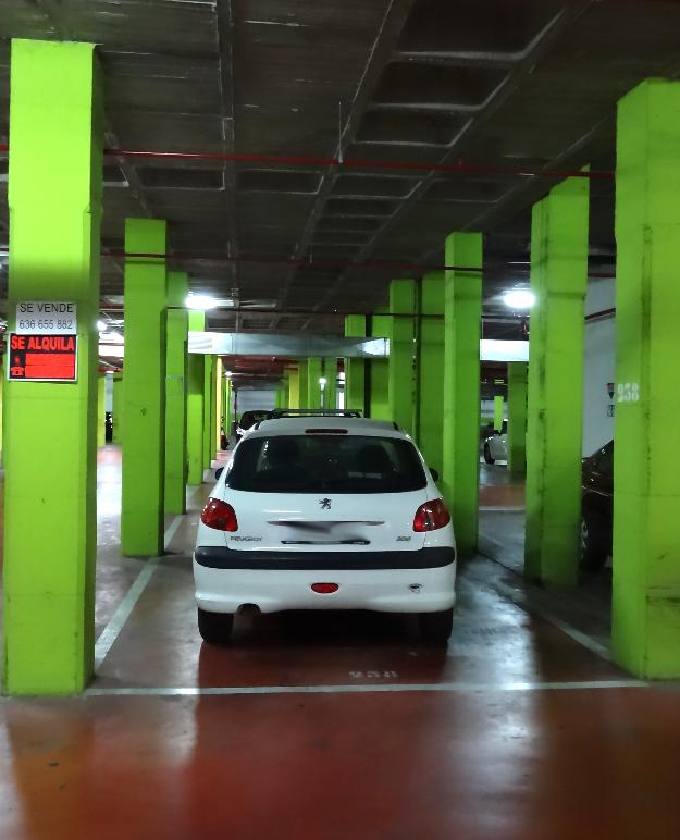 Alquiler amplia plaza de garaje en Elche