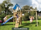 Parque Infantil de Exterior con Torreta Completo + Accesorios. Cádiz - mejor precio | unprecio.es