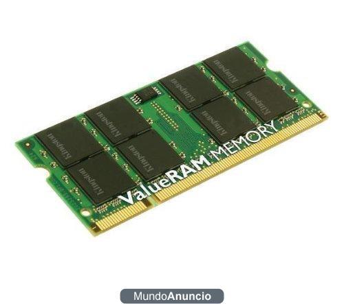 Kingston KVR667D2S5K2/2G - Memoria RAM 2 x 1 GB DDR2 (PC-5300, 667 MHz)