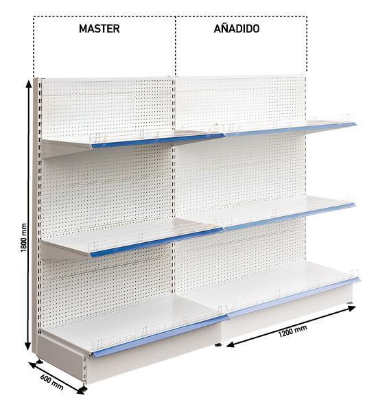 ESTANTERIAS COMERCIALES  PARA COMERCIO