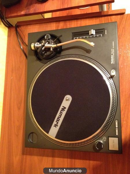 Technics 1210 + Ecler Hak 360 + Korg KP3 + Ortofon scratch