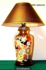Lámpara de porcelana pintada a mano - mejor precio | unprecio.es