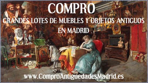 Grandes lotes de muebles y objetos antiguos