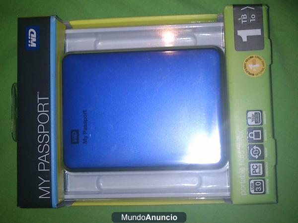 disco duro Wd 2´5 my passport de 1Tb