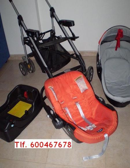 Carricoche bebe en beniajan Murcia seminuevo, silleta cochecito paseo marca chicco, porta bebes etc. Negociable