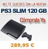 Playstation 3 Slim 120 Gb   289,95