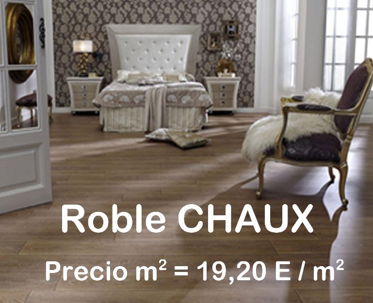 Suelo laminado roble chaux ac4