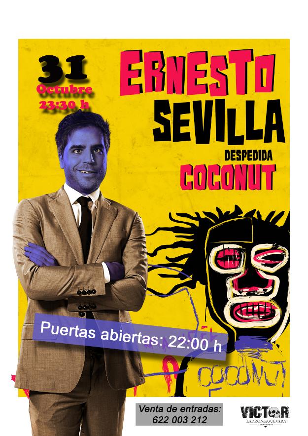 Entradas Monólogo Ernesto Sevilla Valencia 31/10/2013