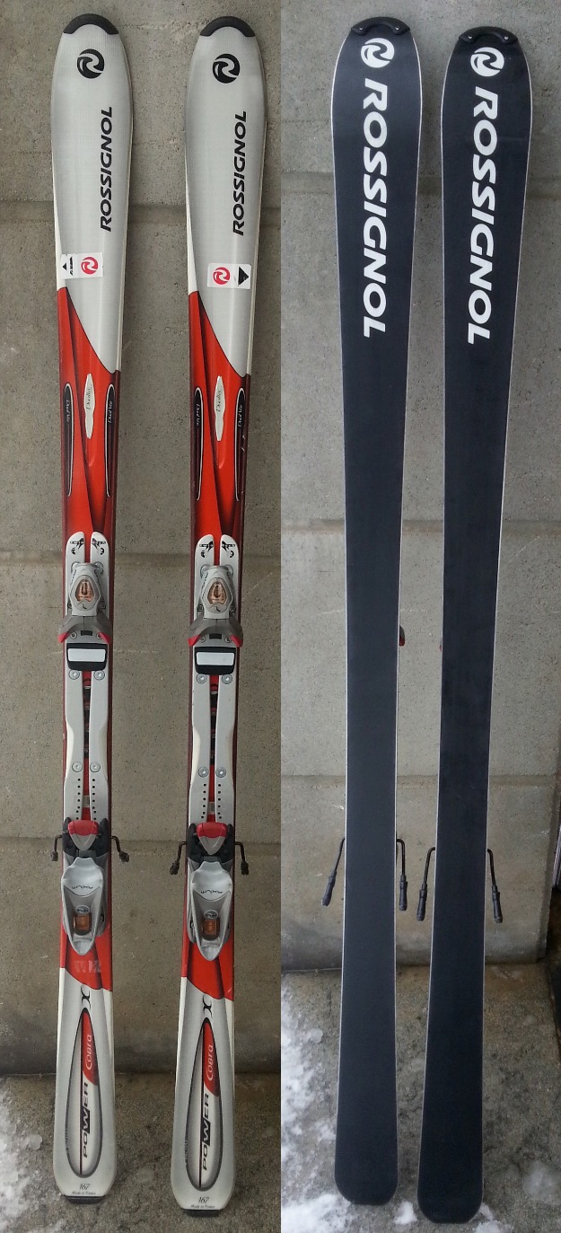 Esquis Rossignol + Fijaciones + Palos