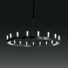 Fontana Arte Colgante chandelier doppio d 900- d 1500 h 1500 vern grigio - iLamparas.com - mejor precio | unprecio.es