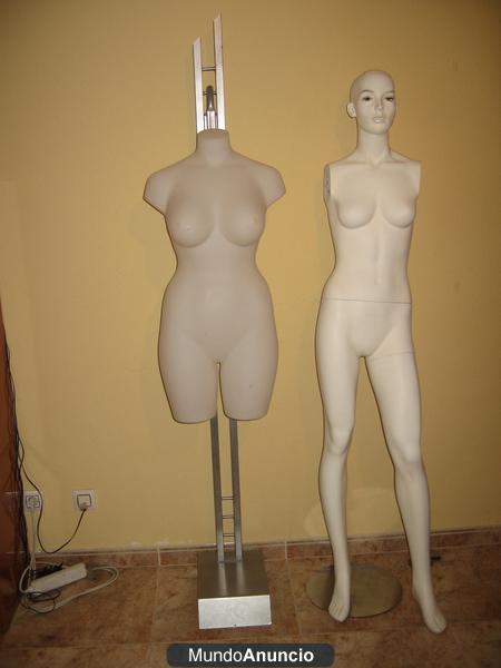 MANIQUIES Y MOBILIARIO DE TIENDA ROPA