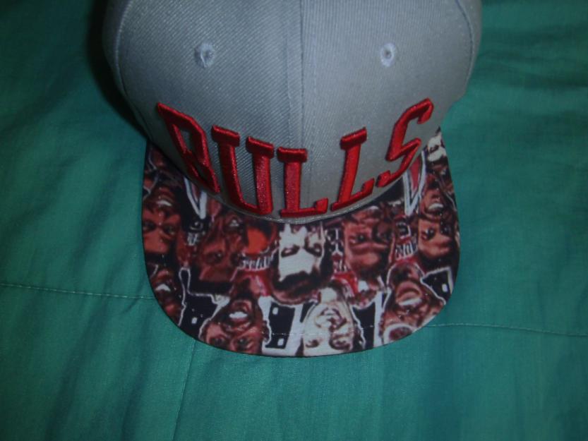 Snapback bulls nba tapa jugadores gorra