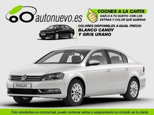 Volkswagen Passat Advance 1.6TDi BM 105cv. Manual 6vel. Blanco ó Gris Urano. Paq.Safety Plus.