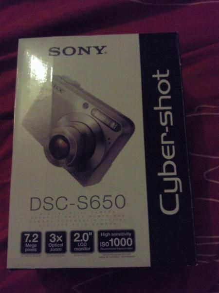 Camara de fotos Sony como nueva