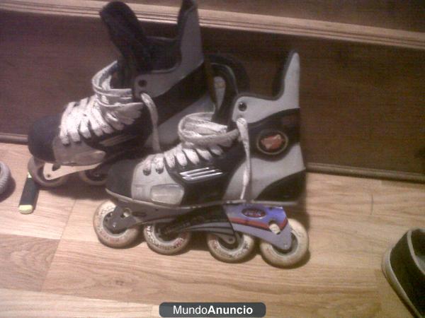 vendo patines en linea bauer vapor 6  especial hokey