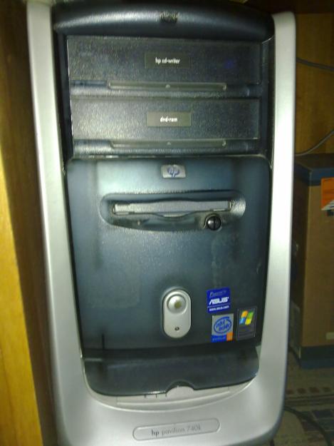 Vendo ordenador HP Pavilion 740 case (Repotenciado)   + Monitor TV TFT 15