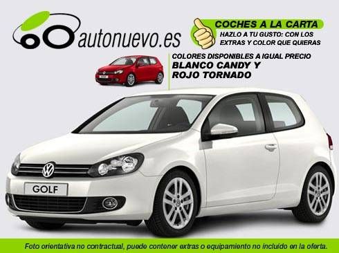 Volkswagen Golf Sport 1.6Tdi 105cv DSG 7vel. Blanco ó Rojo. Nuevo. Nacional. A la Carta.