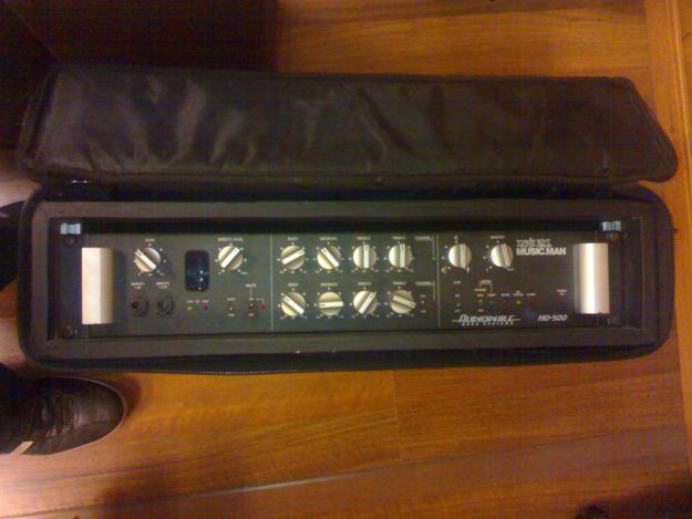 Cabezal amplificador de bajo musicman HD-500