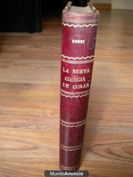 Libro antiguo del dr. louis kuhne. la nueva ciencia de curar de 1894