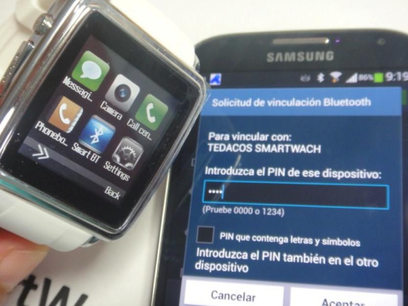 Smartwatch iphone android watchphone libre tedacos