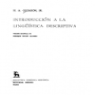 Introducción a la lingüística descriptiva. Versión de Enrique Wulff Alonso. --- Gredos, BRH, Manuales nº 26, 1975, Madr - mejor precio | unprecio.es