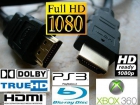 CABLE HDMI BAÑO ORO PARA PS3 XBOX TV HD LCD 1080p - mejor precio | unprecio.es