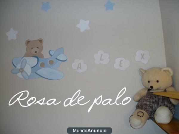 SILUETAS INFANTILES EN MADERA PARA DECORAR