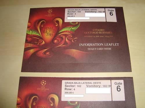 2 tickets Champions League Cat1 Premium