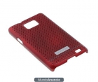 Samsung Galaxy S II GT-i9100 Look Cool - Carcasa de metal, color rojo - mejor precio | unprecio.es