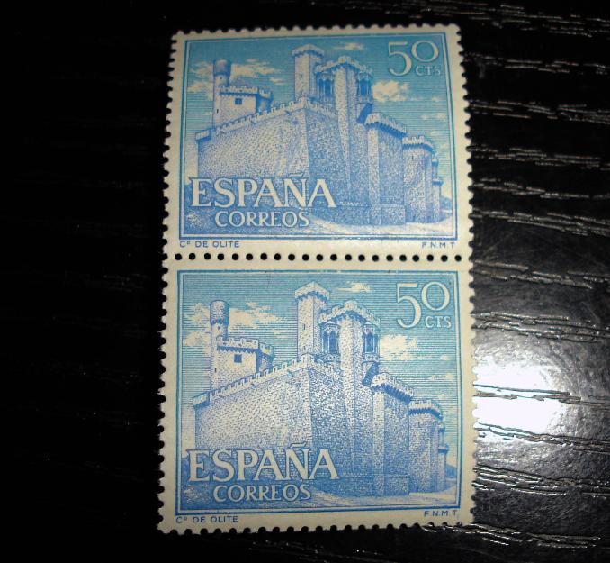 sellos Castillos d España -Cº de Olite