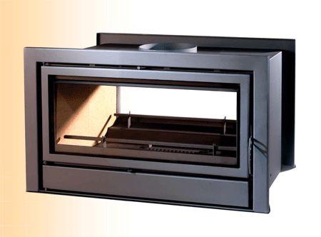 Chimenea insertable con ventiladores - 14,0kW modelo KE-90