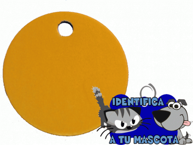 Original Placa Identificativa Para Tu Perro o Tu Gato