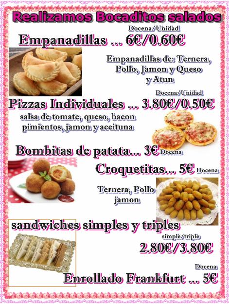 Bocaditos salados deliciosos y muy economicos