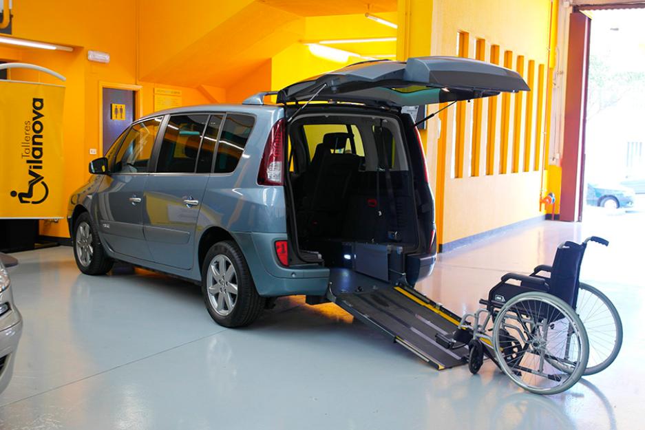 Renault Espace - Silla de ruedas, rebaje de piso, minusvalido, pmr, rampa