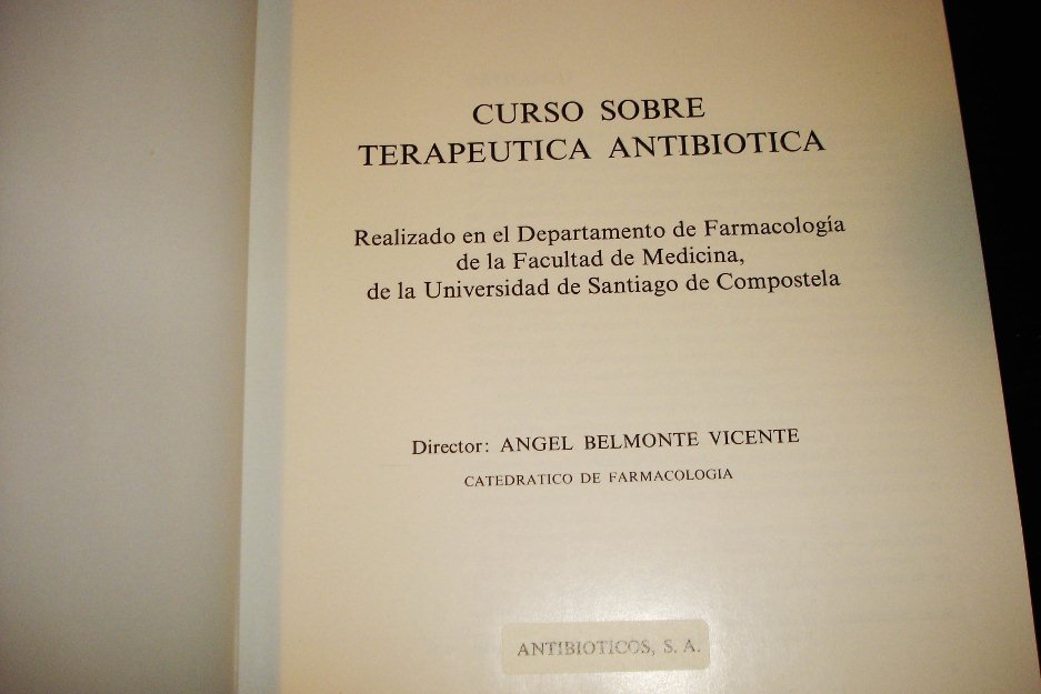 terapeutica antibiotica -1982- a.belmonte vicente
