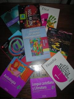 libros 4eso y 1º bachillerato casi nuevos y baratos