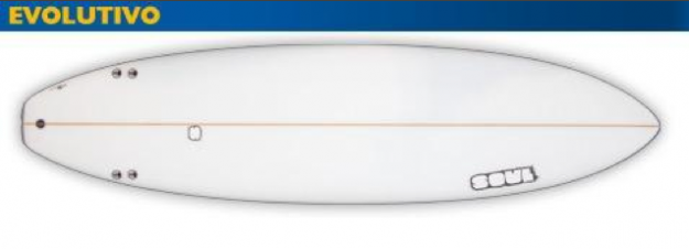 Tabla de surf SOUL Evolutivo 6.8