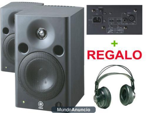 Yamaha MSP5 Studio, 2 Monitores activos. VENDO + REGALO AURICULAR AKG 270S