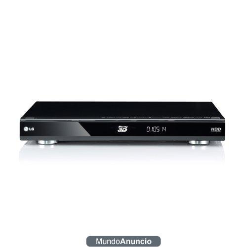 LG HR570S - Reproductor de Blu-ray en 3D (grabación en disco duro, 500 GB, sintonizador DVB-S2 HD, compatible con DLNA),
