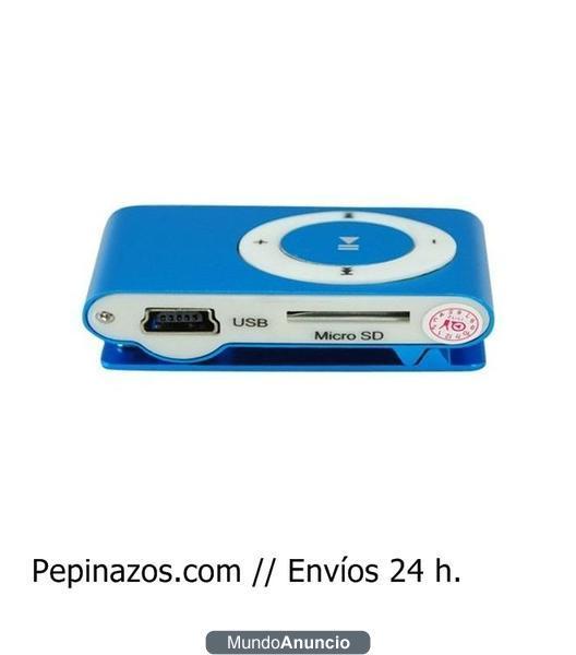 Reproductor MP3 clip de hasta 8GB