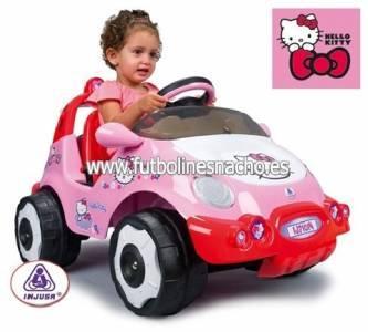 Coche bubble hello kitty 6v-gran oportunidad!!