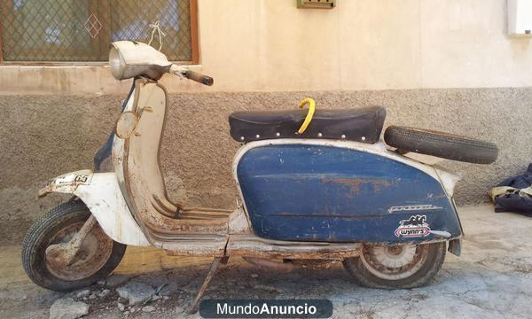 vendo lambretta 150 cc año 1965