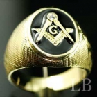 ANILLO SELLO HOMBRE 2 TONOS ORO & NEGRO CON ORO 18K - mejor precio | unprecio.es