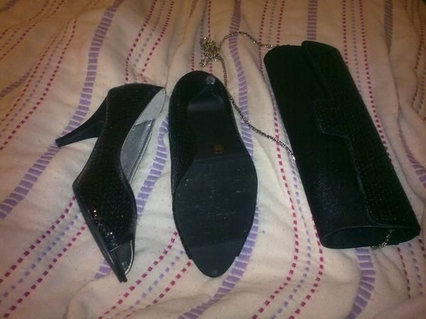 Zapatos y cartera vestir
