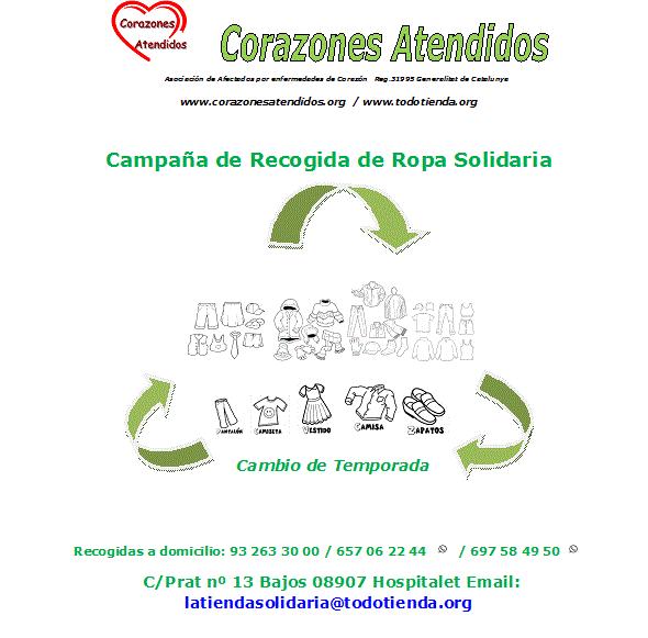 Campaña de recogida de ropa y articulos