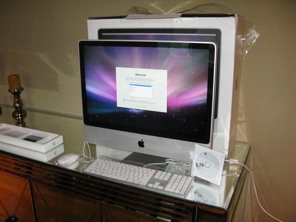 24 Apple IMAC 2,8 6GB 500HD Cuidado Apple hasta 2010