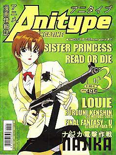 Lote 3 revistas Anitype Magazine (Manga/anime)