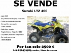 Quad Suzuki LTZ 400 OFERTA - mejor precio | unprecio.es