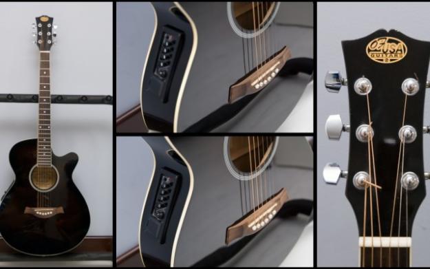 Guitarra acústica amplificada OF USA WG-205 BKS