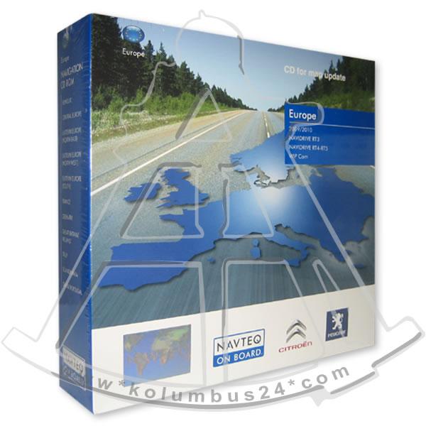 Cd Dvd Mapas Europa 2010 Para Navegatores Gps Originales Peugeot Citroen